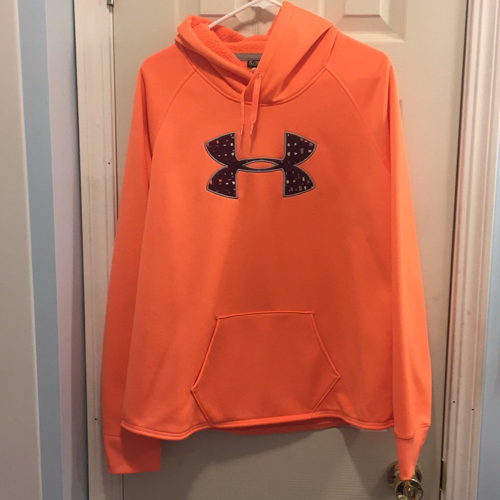 Orange Under Armour Hoodie